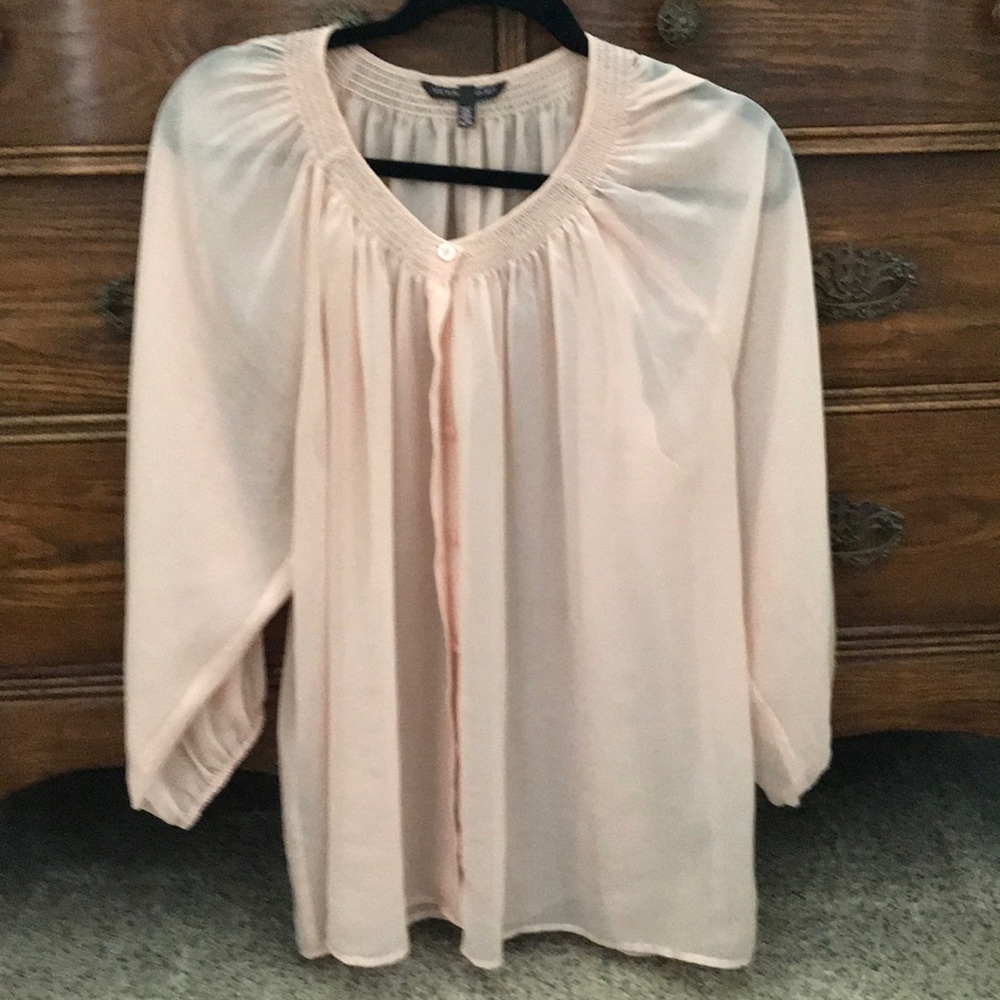VS Sheer Peasant Style Top